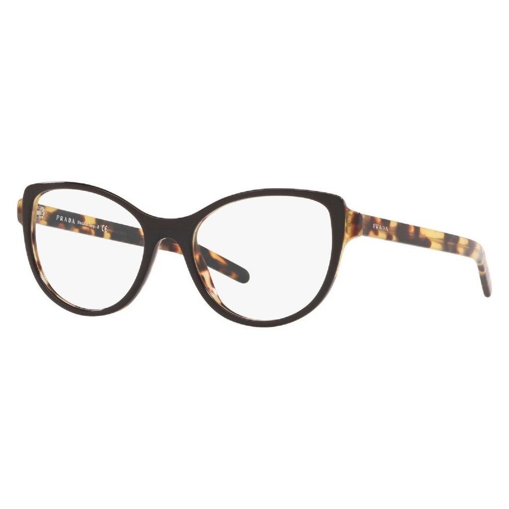 PRADA Eyeglasses PR12VV-NAI1O1-52 Size 52/18/cateye BRAND NEW W CASE